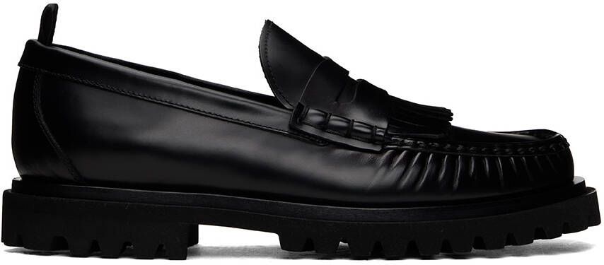 Officine Creative Black Penny 004 Loafers - Picture 5