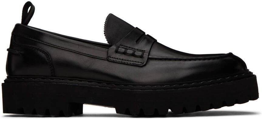 Officine Creative Black Pistols 006 Loafers - Picture 5
