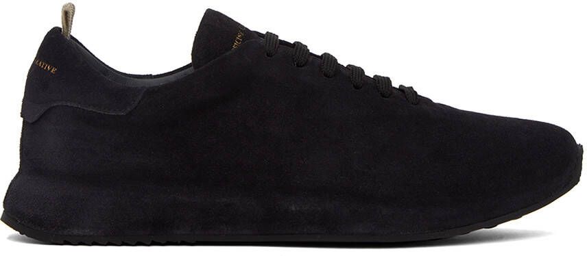 Officine Creative Black Suede Race 017 Sneakers - Picture 5
