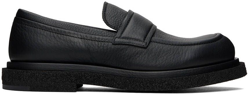 Officine Creative Black Tonal 012 Loafers - Picture 5