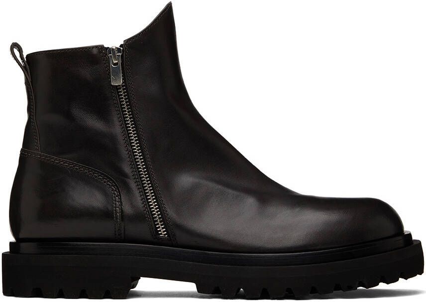 Officine Creative Black Ultimate 005 Boots - Picture 4
