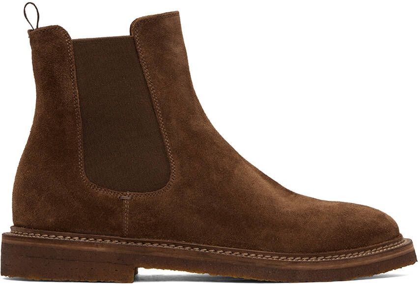 Officine Creative Brown Hopkins 117 Chelsea Boots - Picture 5