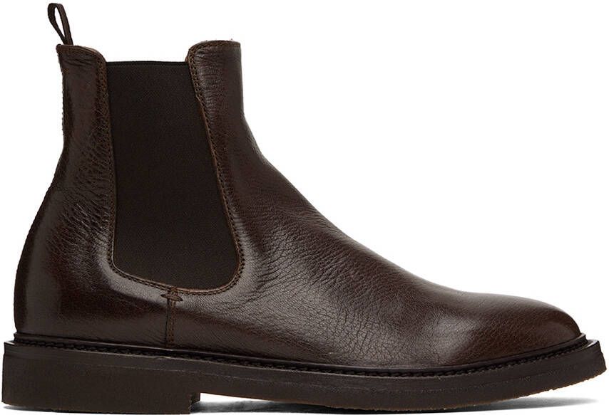 Officine Creative Brown Hopkins 204 Chelsea Boots - Picture 5