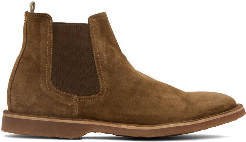 Officine Creative Brown Kent 005 Chelsea Boots