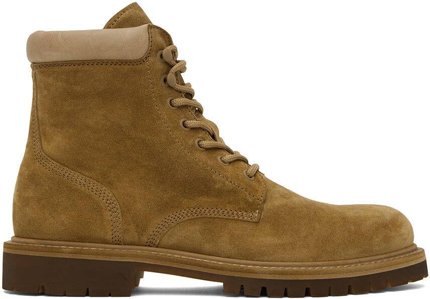 Officine Creative Brown Suede Boss 002 Boots - Picture 5
