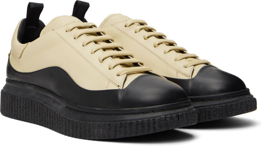 Officine Creative Beige & Black Krace Sneakers - Picture 2