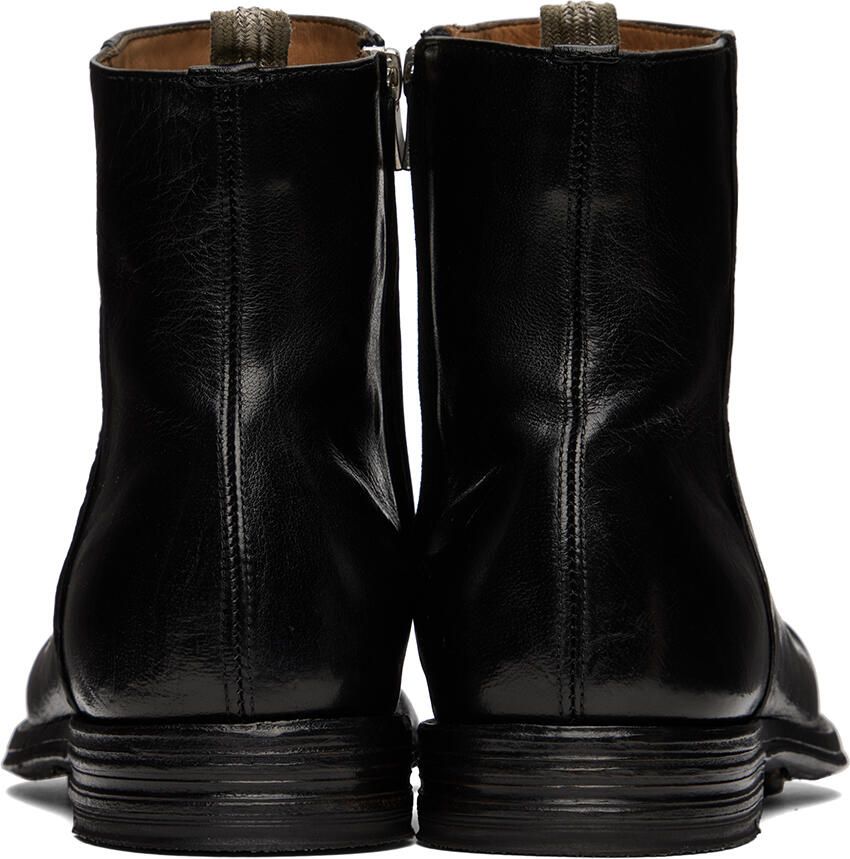 Officine Creative Black Balance 014 Boots