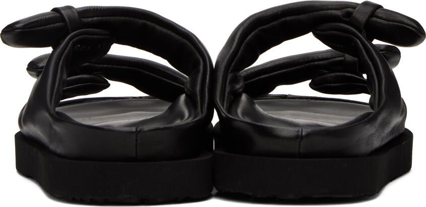 Officine Creative Black Chora 001 Sandals