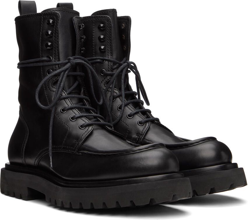 Officine Creative Black Eventual 019 Boots