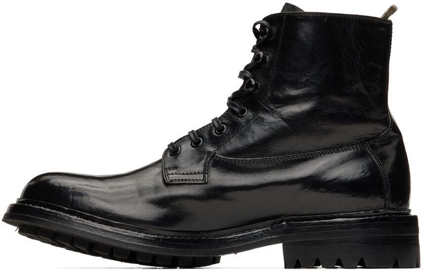 Officine Creative Black Exeter 4 Boots - Picture 4