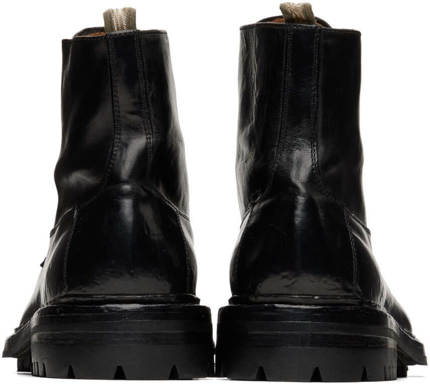 Officine Creative Black Exeter 4 Boots