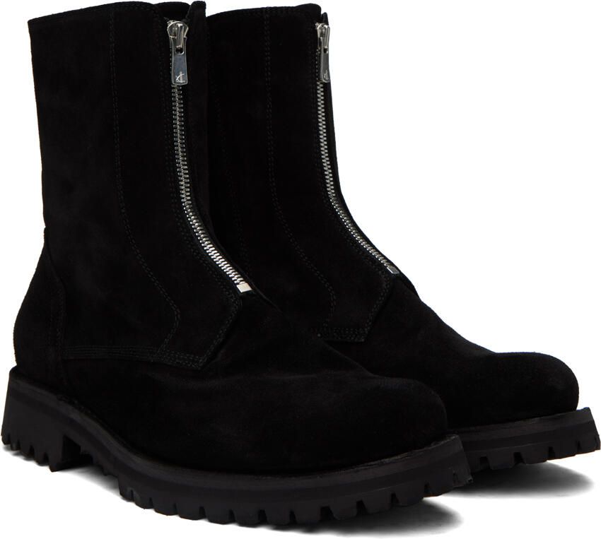 Officine Creative Black Ikonic 003 Boots - Picture 2