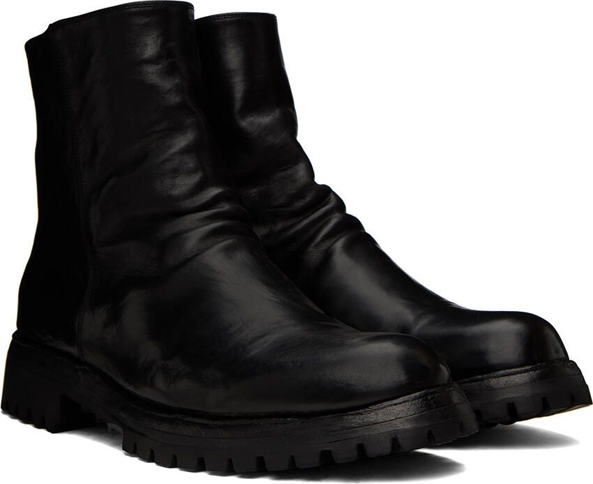 Officine Creative Black Ikonic 006 Boots - Picture 2