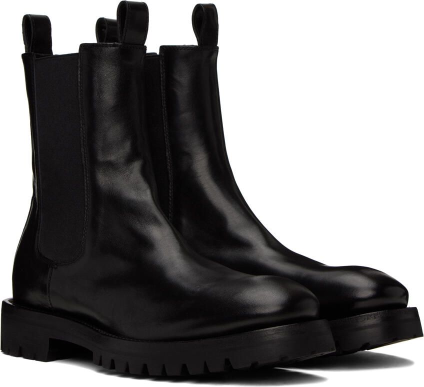 Officine Creative Black Issey 002 Chelsea Boots - Picture 2