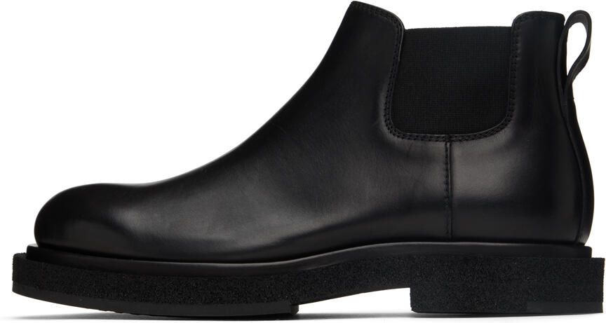 Officine Creative Black Leather Chelsea Boots - Picture 3