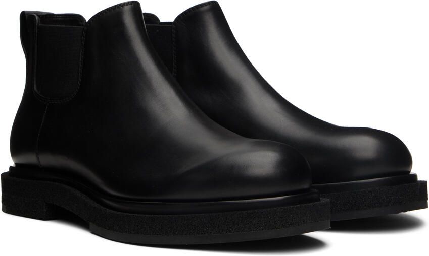 Officine Creative Black Leather Chelsea Boots - Picture 2