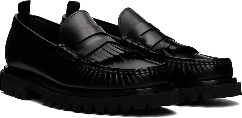 Officine Creative Black Penny 004 Loafers - Picture 2