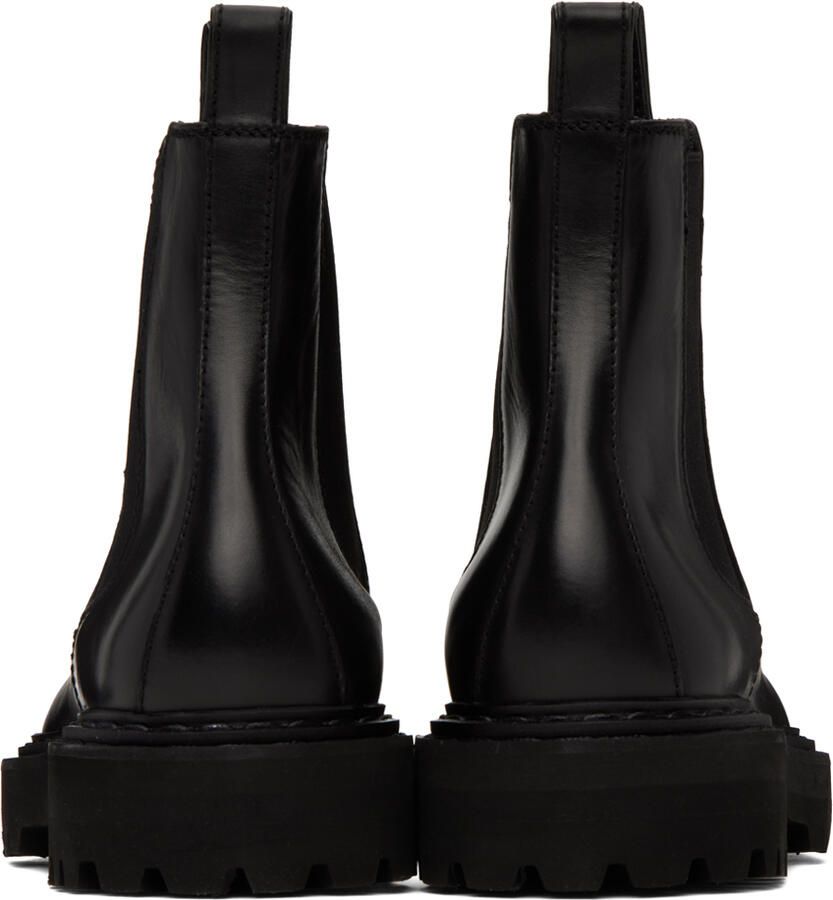 Officine Creative Black Pistols 003 Chelsea Boots