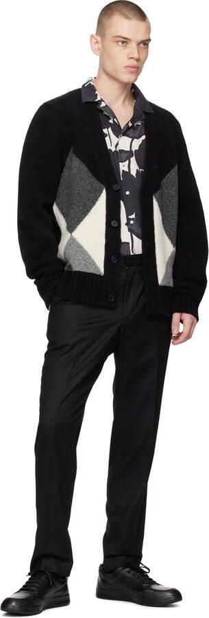 Officine Creative Black Suede Race 017 Sneakers - Picture 4