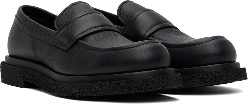 Officine Creative Black Tonal 012 Loafers - Picture 2