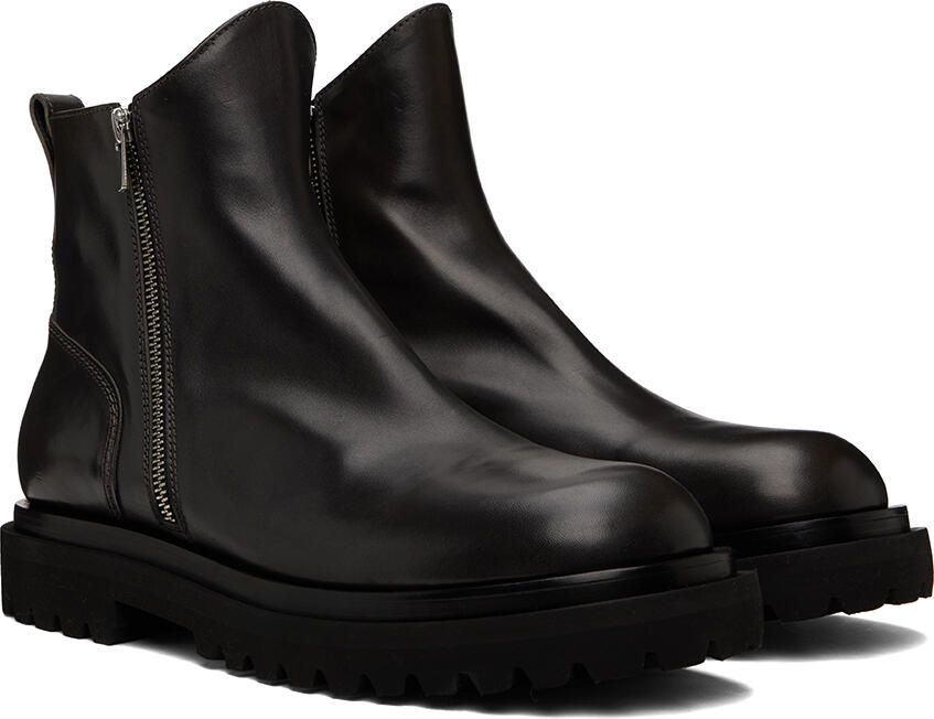 Officine Creative Black Ultimate 005 Boots - Picture 2