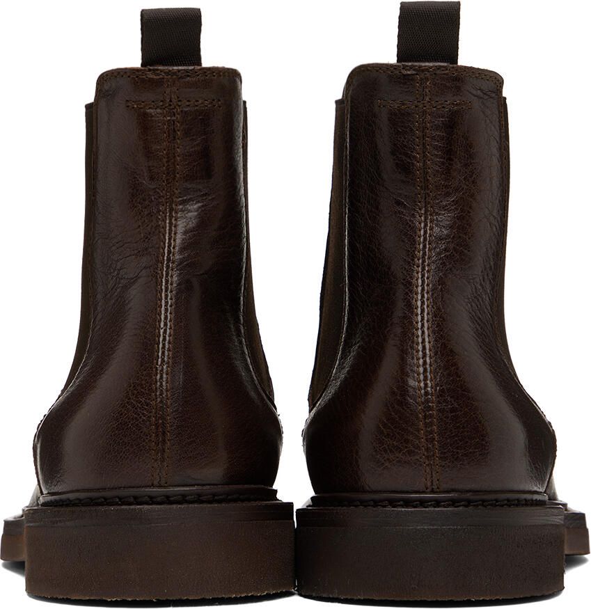 Officine Creative Brown Hopkins 204 Chelsea Boots