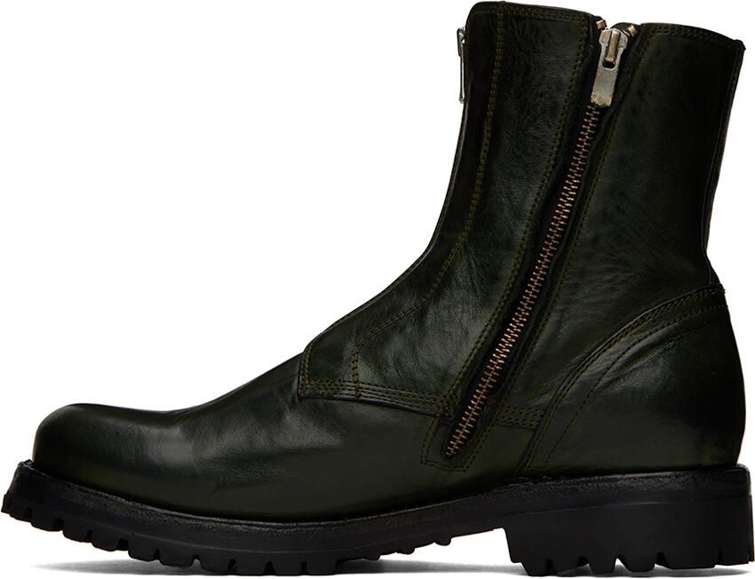 Officine Creative Green Ikonic 003 Boots - Picture 3