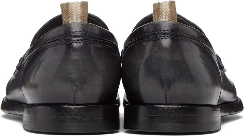 Officine Creative Navy Anatomia 071 Penny Loafers