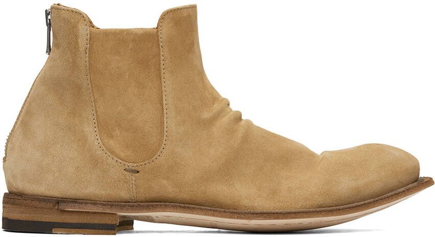 Officine Creative Tan Durga 004 Chelsea Boots - Picture 5