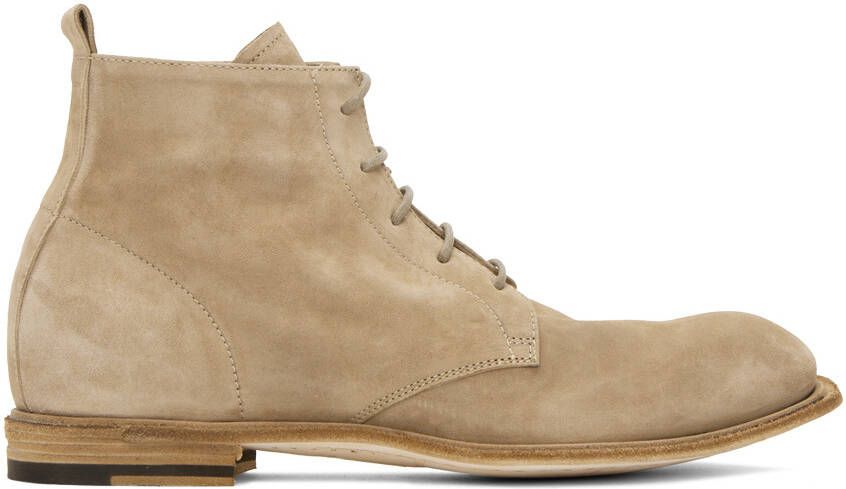Officine Creative Taupe Durga 002 Boots - Picture 5