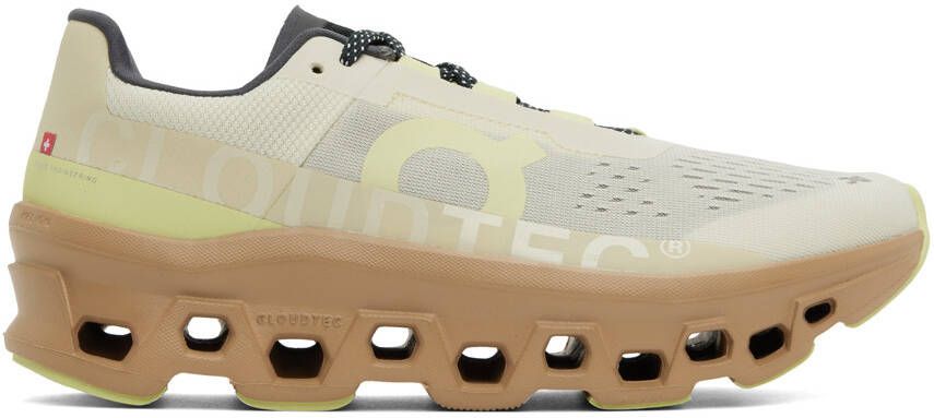 On Beige Cloudm ster Sneakers - Picture 5