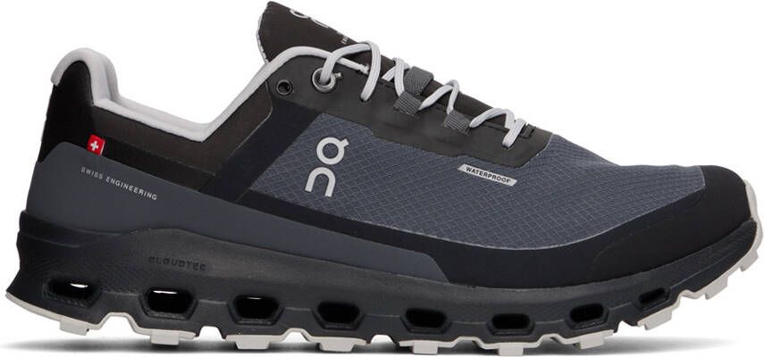 On Black Waterproof Cloudvista Sneakers - Picture 5