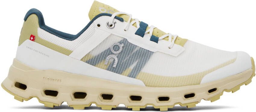 On Green & Off-White Cloudvista Sneakers - Picture 5