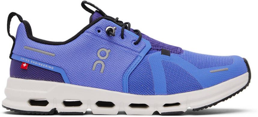 On Kids Blue Cloud Sky Big Kids Sneakers - Picture 2