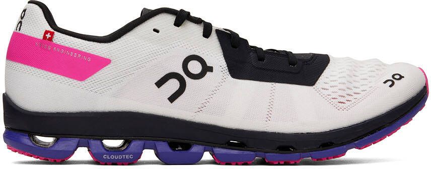 On Off-White & Indigo Cloudflash Sneakers - Picture 5