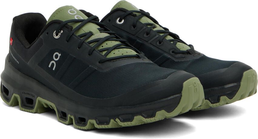On Black & Green Cloudventure 3.0 Sneakers - Picture 2