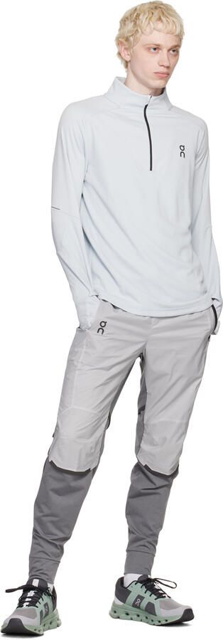 On Gray & Green Cloudrunner Sneakers - Picture 4