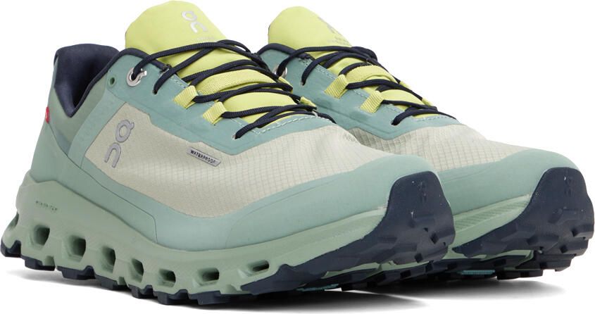 On Green Waterproof Cloudvista Sneakers - Picture 2