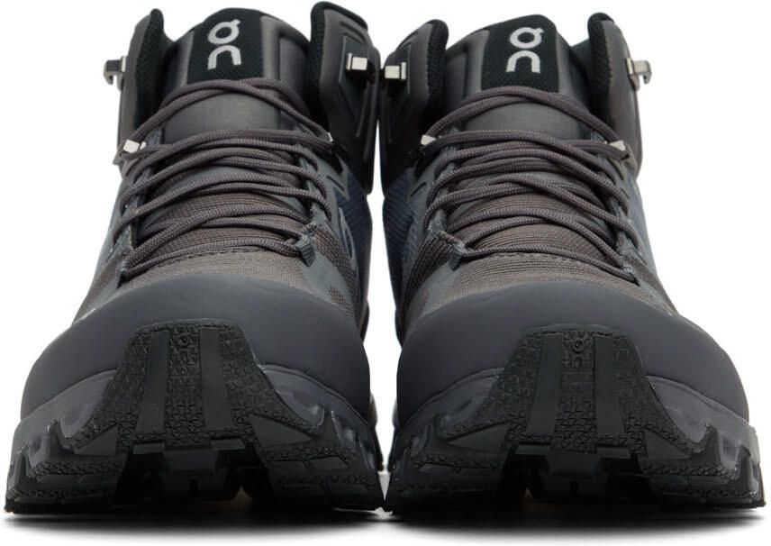 On Grey Waterproof Cloudrock Sneakers - Picture 3