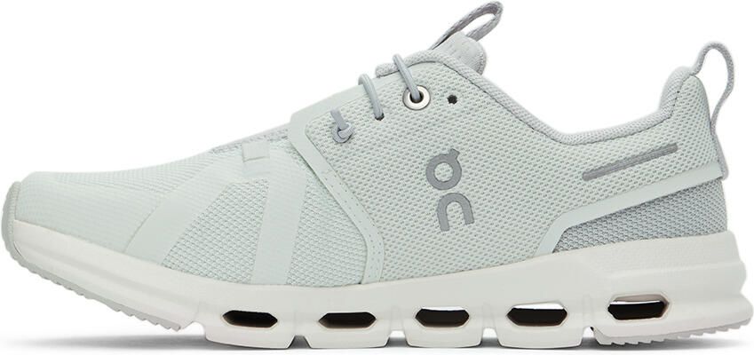 On Kids Gray Cloud Sky Big Kids Sneakers - Picture 3