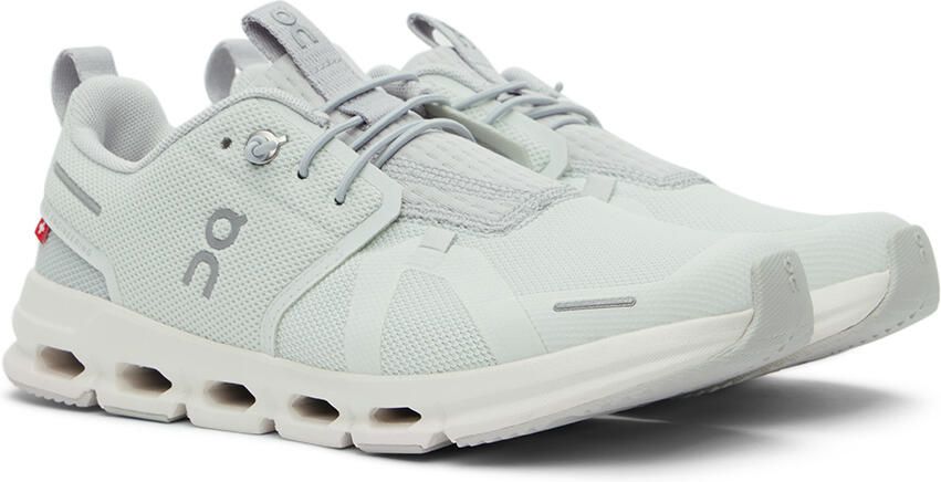 On Kids Gray Cloud Sky Big Kids Sneakers - Picture 2