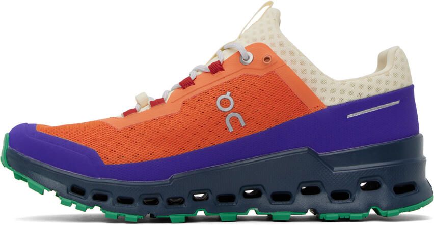 On Orange & Navy Cloudultra Sneakers - Picture 3