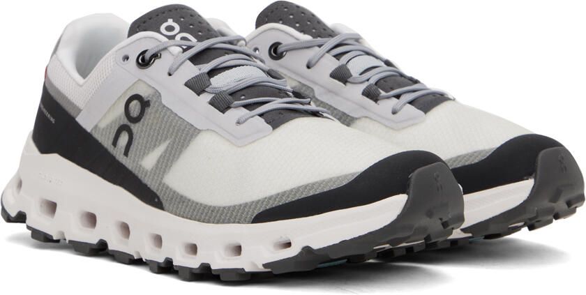 On White & Black Cloudvista Sneakers - Picture 2