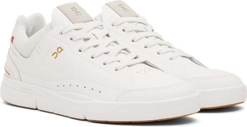 On White 'The Roger Centre Court' Sneakers - Picture 2