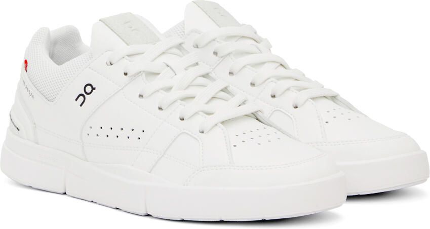 On White 'The Roger Clubhouse' Sneakers - Picture 2