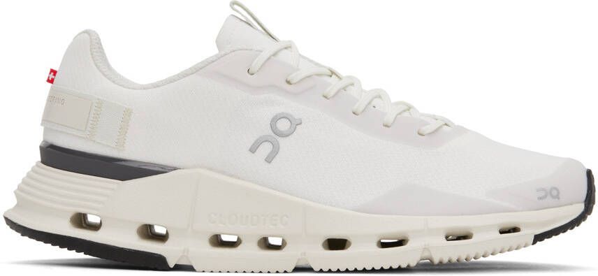 On White Cloudnova Form Sneakers - Picture 5