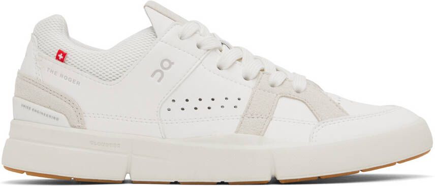 On White 'THE ROGER Clubhouse' Sneakers - Picture 5
