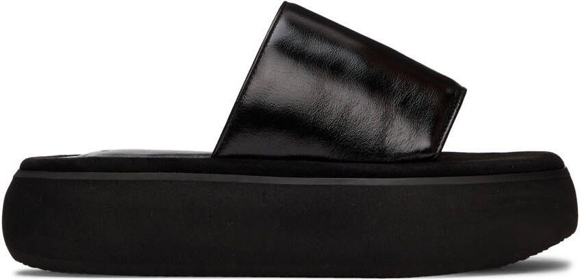 OSOI Black Boat Padded Platform Slides - Picture 5