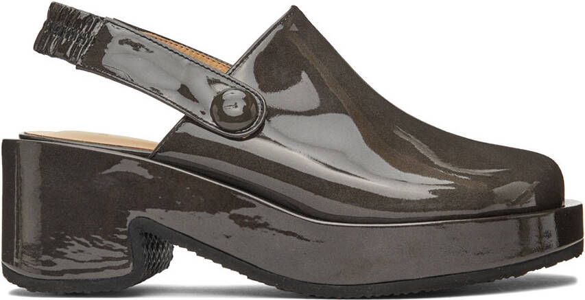 OSOI Black Tobee Clogs - Picture 5