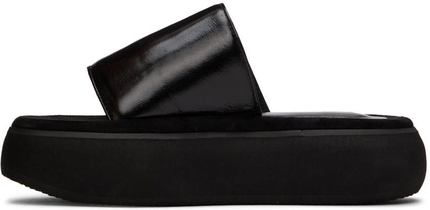 OSOI Black Boat Padded Platform Slides - Picture 3